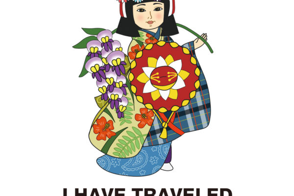 イラストレーション制作例｜万国藤むすめ